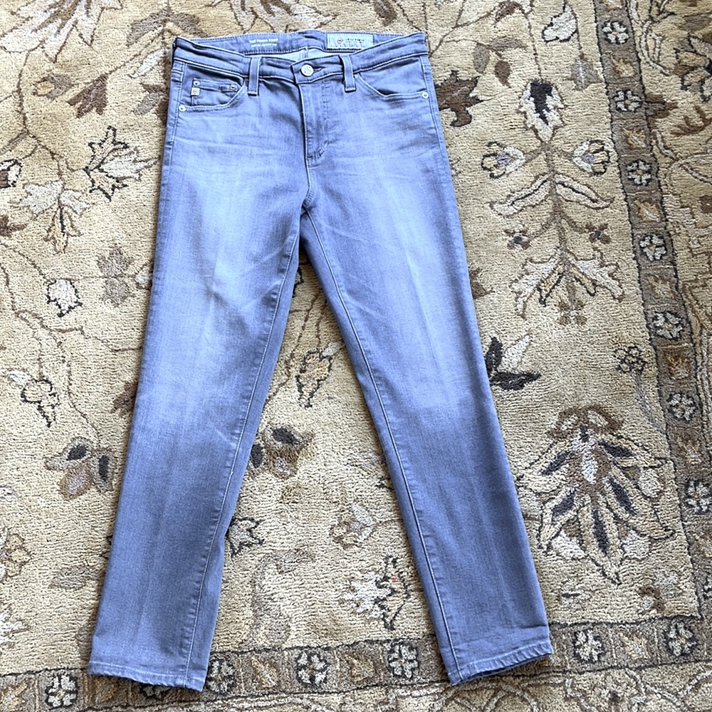 Gray AG Prima Crop Mid-rise Cigarette Crop